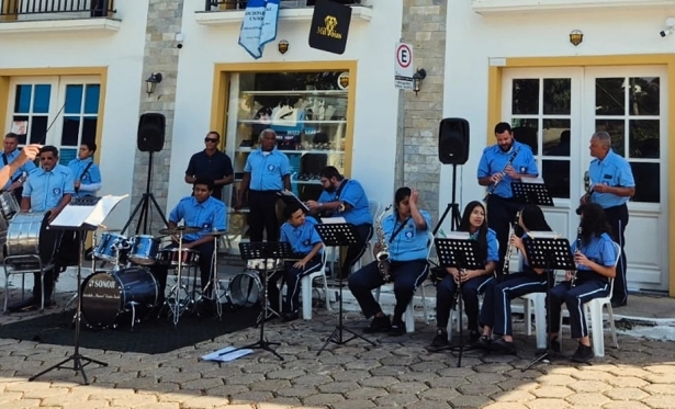 Banda Sociedade Musical Unio Social de Cachoeira do Campo comemora 161 anos de fundao